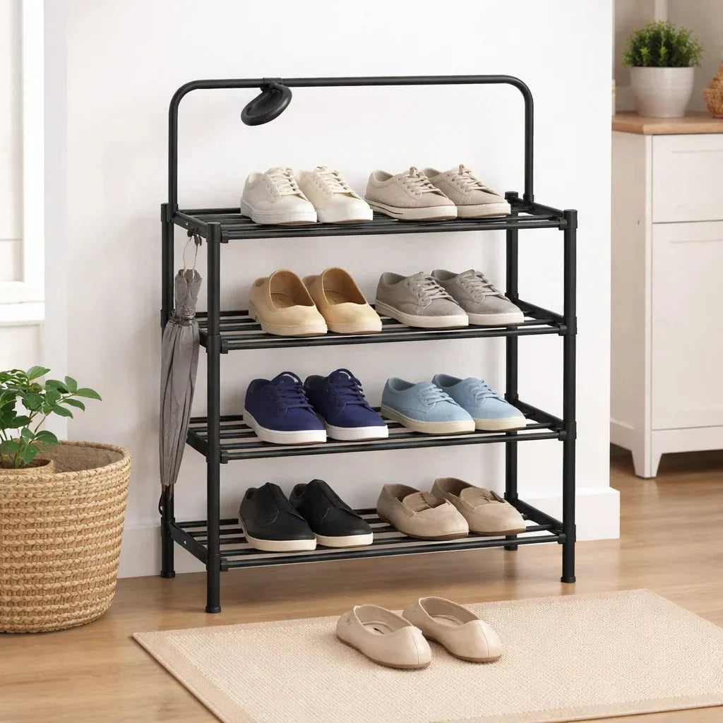 Foldable Shoe Rack with Wall Hanging - Ventrokahome