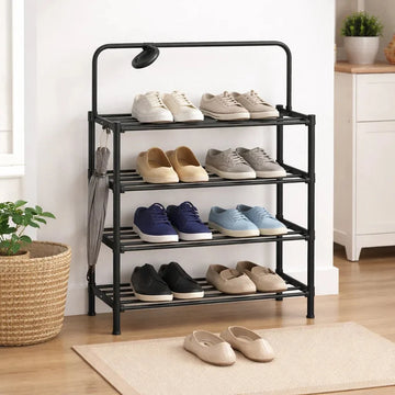 Foldable Shoe Rack with Wall Hanging - Ventrokahome