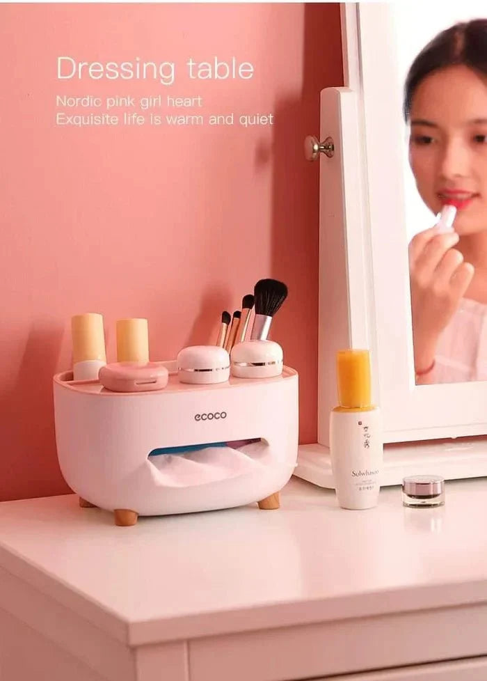 Home.Co - Ecoco Tissue Box & Organizer (Random Color) - Ventrokahome